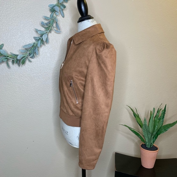 Anthro Piper & Jane Brie Sueded Moto Jacket - Picture 5 of 6